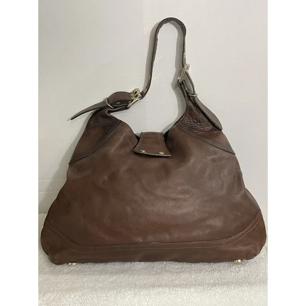 Foley + Corinna Large Leather Hobo Bag. Brown BEAUTIFUL!